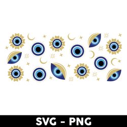 Evil Eyes Svg, Eyes Svg, Evil Eyes Libbey Glass Can Svg, Checker Svg, Mother's Day Svg - Digital File