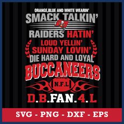 Tampa Bay Buccaneers NFL D.B.Fan.4L Svg, Tampa Bay Buccaneers Svg, NFL Svg, Png Dxf Eps Digital File