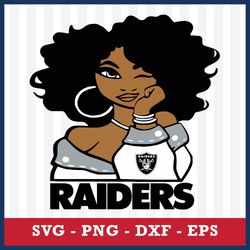 Las Vegas Raider Girl Svg, Las Vegas Raider Svg, NFL Svg, Png Dxf Eps Digital File