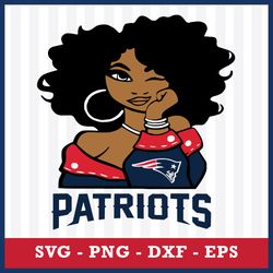 New England Patriots Girl Svg, New England Patriots Svg, NFL Svg, Png Dxf Eps Digital File