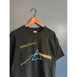 Vintage Y2K Pink Floyd Dark Side Of The Moon Band T Shirt Tee Size X Large