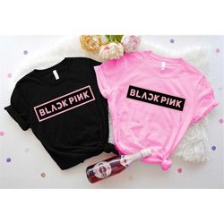 Blackpink Shirt, Blackpink Youth Adult Shirts,Korean Music Lover Sweater,Black Pink Merch,Pink Venom Tshirts,Black Pink