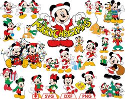 Disney Christmas svg, Mickey Christmas svg, Minnie Christmas svg png