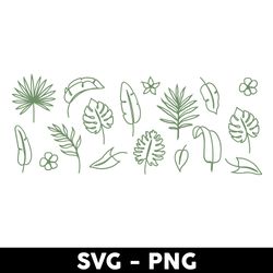Plants Svg, Plants Libbey Glass Can Svg, Tropical Plants Svg, Checkerboard Svg, Mother's Day Svg - Digital File