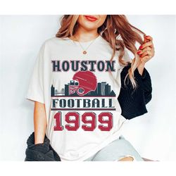 Vintage Houston Football T Shirt | Retro NFL | Women's & Men's Houston Texans Shirt | 6 Colors Available