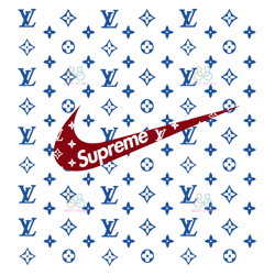 Lv with Supreme Seamless Pattern Svg - Download SVG Files for