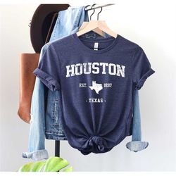 Houston Texas Shirt,Texas Shirt,Texas Fan Shirt,Vintage Shirt, Texas Pride, College Student Gifts,State Shirts,Texas T-S