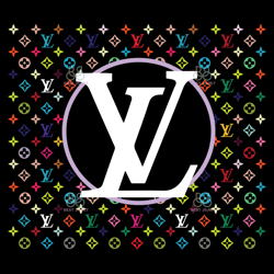 LV Pattern Logo Svg, LV Logo Pattern Svg, Logo Pattern Svg, Starbuck Wrap Svg, Instant Download