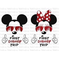 Bundle First Trip Svg, Family Vacation Svg, Family Trip Svg, Vacay Mode Svg, Magical Kingdom Svg, Svg, Png Files For Cri