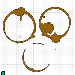 Coffee Rings SVG Digital Download coffee lover stain rings lover addict coffee shop creamer black maker cricut silhouett