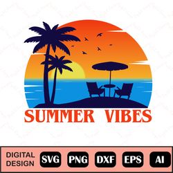 Summer Vibes svg, Summer Cheetah svg, Retro Vintage Summer Vibes Png, Retro Vintage png, Summer Sublimation Design