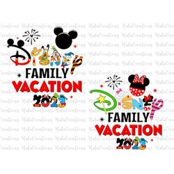 Bundle Family Vacation 2023 Svg, Family Trip Svg, Vacay Mode Svg, Magical Kingdom Svg, Svg, Png Files For Cricut Sublima