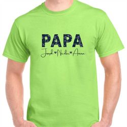 Fathers Day Shirt/daddy gifts/Custom Dad Shirt/Personalized Dad Gift/fathers day gift from kids/fathers day gift from da