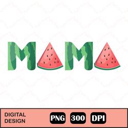 Mama Watermelon Funny Summer Fruit Png, Mama Watermelon Png, Mama Watermelon Slices, Mama Summer Png, Watermelon Slices,