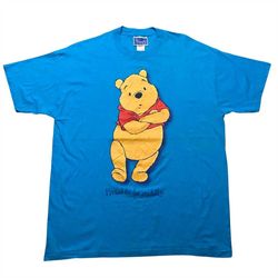 Vtg 90s Disney Winnie the Pooh T-Shirt MADE IN USA not nike converse eric jimi beatles penny lee levis 501 bige supreme