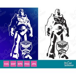 Buzz Lightyear Star Command Badge Clipart Instant Digital Download Sublimation Cut File Cricut SVG Png DXF