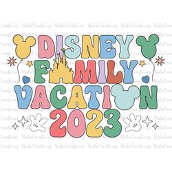 Family Vacation 2023 Svg, Family Trip Svg, Vacay Mode Svg, Magical Kingdom Svg, Svg, Png Files For Cricut Sublimation
