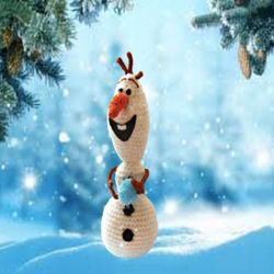 Olaf pattern crochet, olaf snowman pattern amigurumi, crochet OLAF pattern - Frozen, About 30cm (12 inches) tall
