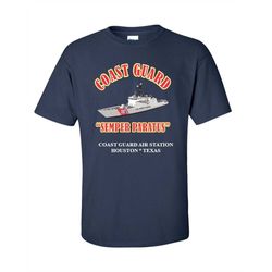 Coast Guard Air Station Houston-TEXAS 'Semper Paratus'  Vinyl/Silkscreen Coast Guard Cutter Shirt