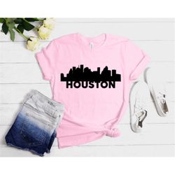 Houston Solid Print Skyline Shirt | Texas | Houston