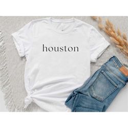 Houston Shirt | Texas T-Shirt | Space City T Shirt | IAH Tshirt | Texas Souvenir | Houston Gift | Bachelorette Party Tee