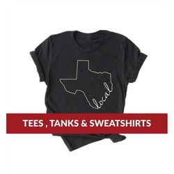 Texas Shirt | Home State Pride Local | Houston Gift, Lone Star State Country Tee Football Texas Pride Dallas Country Eve
