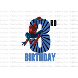 Birthday Boy 3rd Svg, Happy Birthday Svg, Superheros, Svg, Png Files For Cricut Sublimation