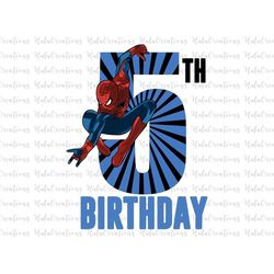 Birthday Boy 5th Svg, Happy Birthday Svg, Superheros, Svg, Png Files For Cricut Sublimation