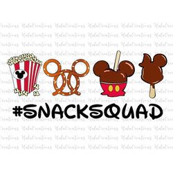 Snack Squad Svg, Drinks And Foods Svg, Magical Kingdom Svg, Family Vacation Svg, Svg, Png Files For Cricut Sublimation