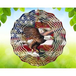 Western American Eagle Feather Wind Spinner,Wind Spinner Png,Eagle Wind Spinner Png,Western Wind Spinner,Eagle Png,Ameri
