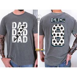 Custom Soccer Dad Shirt, Soccer Shirt for Him, Sport Dad Shirt, Dad Soccer Tee, Mens Soccer Shirt, Father's Day Gift