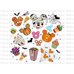 Halloween Pattern Svg, Halloween Masquerade, Trick Or Treat Svg, Spooky Vibes Svg, Boo, Svg, Png Files For Cricut Sublim