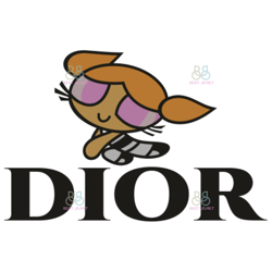 Dior Cartoon Logo Svg, Dior Logo Svg, Cartoon Characters Svg, Brand Logo Svg, Instant Download
