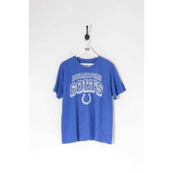 Vintage NFL Indianapolis Colts American Football T-Shirt Blue Large