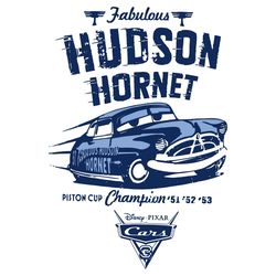 Fabulous Hudson Hornet SVG Vintage Doc Hudson SVG Cutting Files