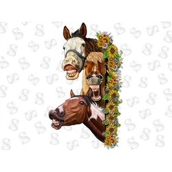 Western Sunflower Bouquet Horses Png, Funny Horse Png,Animals Horse Png,Funny FaceHorse Png,Western Design Png, Farm Hor