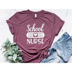 school nurse shirt, school nurse gift, nurse shirt, school nurse tee, nurse appreciation, gift for nurse, school nurse t