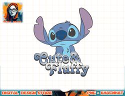 Disney Lilo & Stitch Valentine s Day Stitch Cute & Fluffy T-Shirt copy png