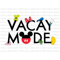 Vacay Mode Svg, Magical Kingdom Svg, Family Vacation Svg, Family Trip Svg, Png Files For Cricut Sublimation