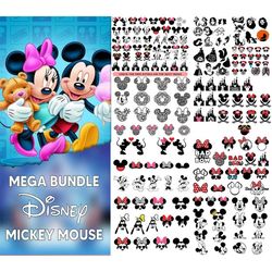 Mickey Mouse SVG Bundle Layered Head svg Birthday tshirt svg, Tumbler Mug svg files for Cricut