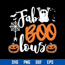 Fab Boob Lous Svg, Ghost Pumpkin Svg, Halloween Svg, Png Dxf Eps Digital File