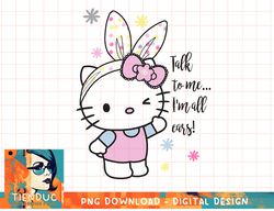 Hello Kitty Talk to Me Easter Tee Shirt copy png