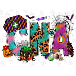 Halloween Cna Png, CNA Life Halloween Png, CNA Life Png, CNA, Halloween Nurse, Nurse, Bat, Happy Halloween Png, Spooky P