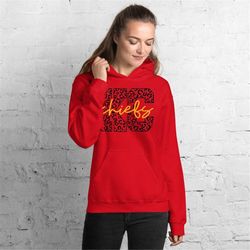Womens KC Chiefs Hoodie - Kansas City Football Sweatshirt