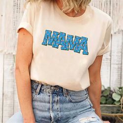 Retro Bluey Mama T-shirt, Shirt for Mom for Mother's Day, Mama T-Shirt, Mom Shirt for Mom for Mother's Day, Mama T-shirt