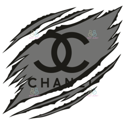 Ripped Chanel, Chanel Logo Svg, Hot Logo Svg, Brand Logo Svg, Instant Download