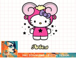 Hello Kitty Zodiac Aries Tee Shirt copy png