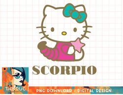 Hello Kitty Zodiac Scorpio T-Shirt copy png
