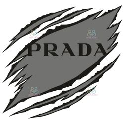 Ripped Prada Logo Svg, Prada Logo Svg, Ripped Logo Svg, Brand Logo Svg, Instant Download