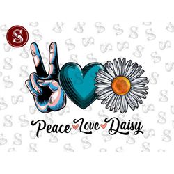 Peace Love Daisy Png, Western Design,Western Png, Daisy Png, Western Design Sublimation, Digital Download, Sublimation D